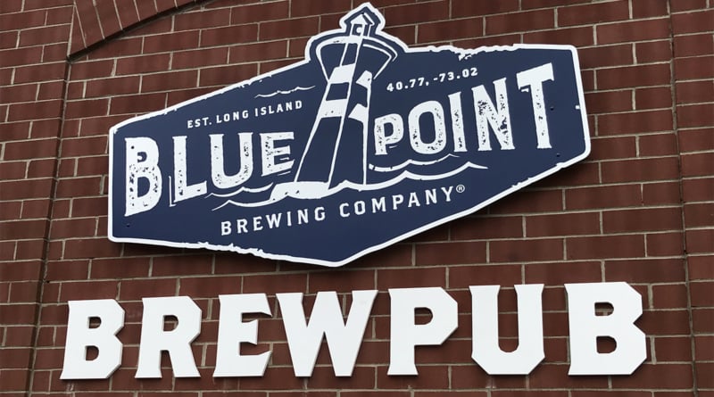Blue Point Brewpub Sign