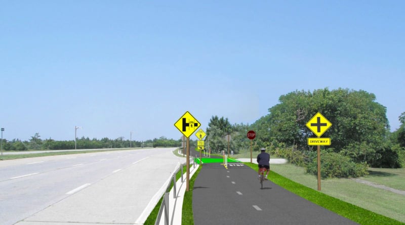 Ocean Parkway Coastal Greenway Rendering