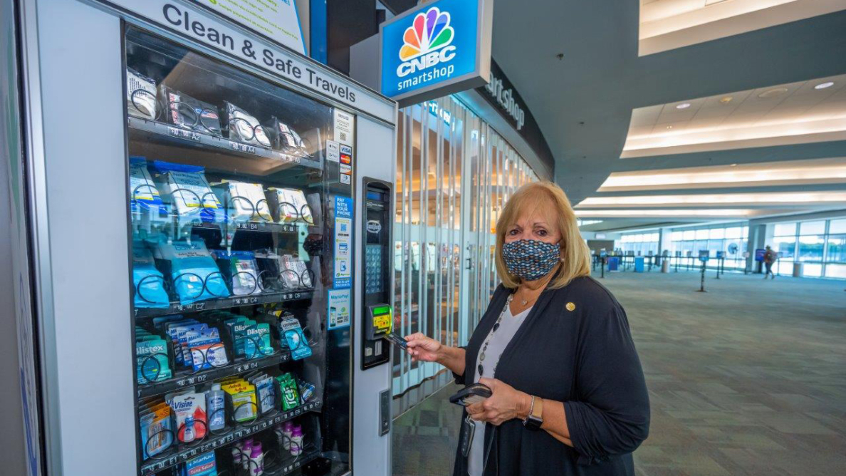 PPE vending machine takes off at MacArthur Airport • The Long Island Times