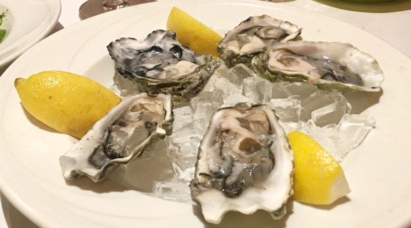 Oysters Served On Ice