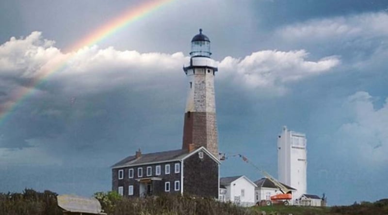 Rainbow Over Montauk Lighthouse