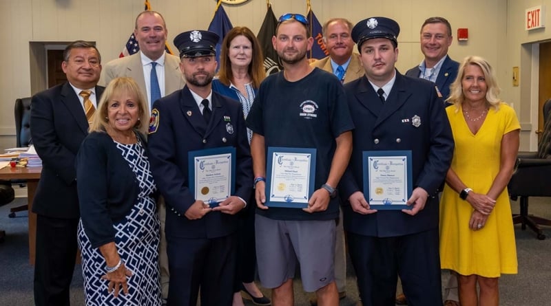 Firefighters Honored Islip