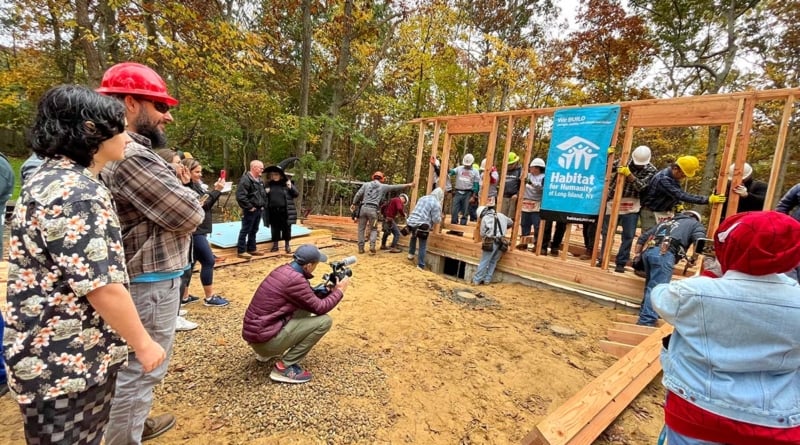 Habitat Wall Raising East Hampton