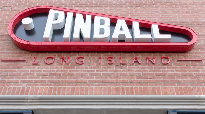 Pinball Long Island Sign