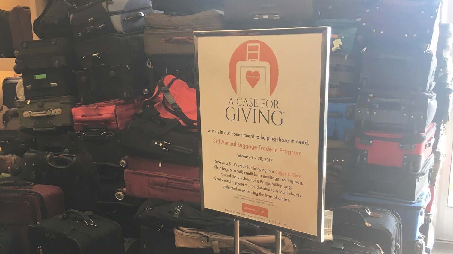 Long Island luggage maker carries on with suitcase donation drive The