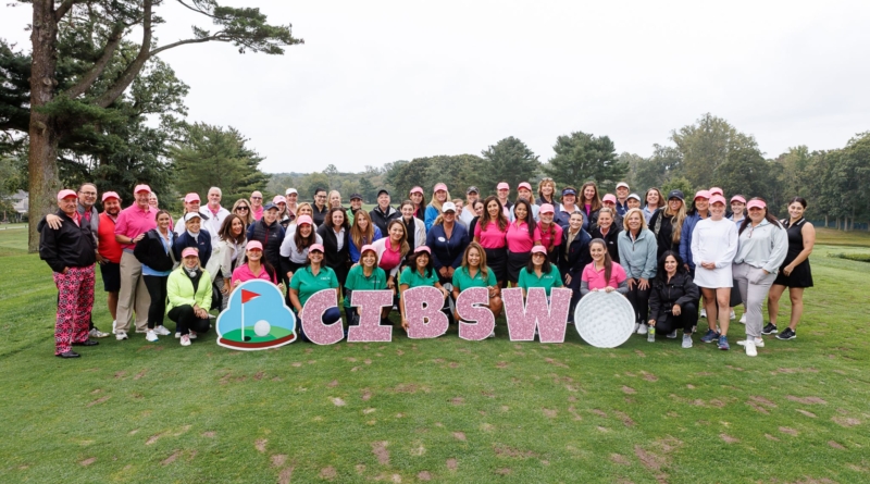 In this Sept. 26, 2023 photo, members of CIBS W attend the networking group's inaugural 9 & Dine golf outing. (Photo: Commercial Industrial Brokers Society of Long Island)