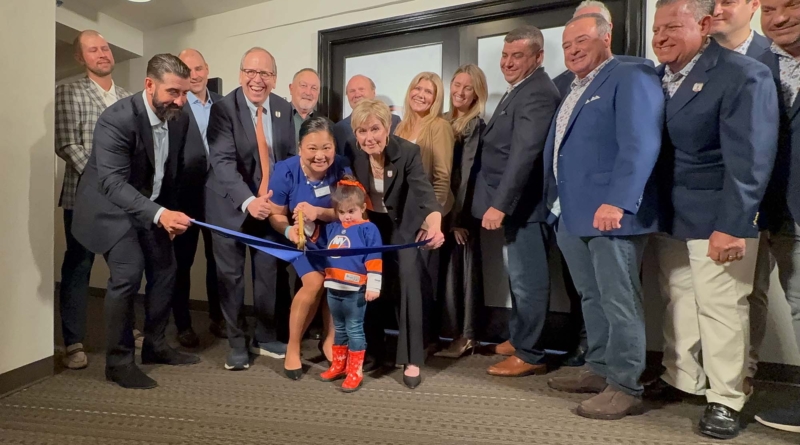 Clark Gilles Media Room Ribbon Cutting