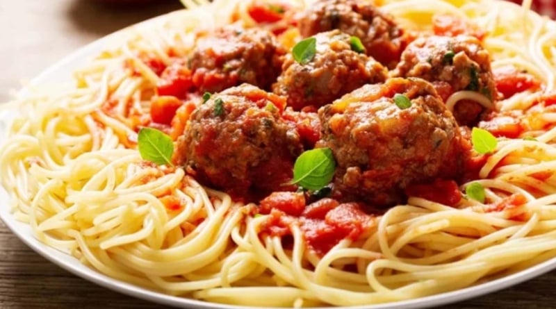 Meatballs And Spaghetti Italian Food Festival