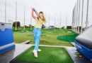 Topgolf Girl Swinging
