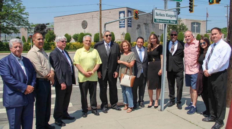 Mangano Family Funeral Homes Street Naming