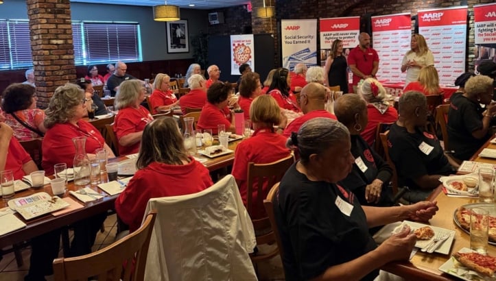 Aarp Pizza Pop Up