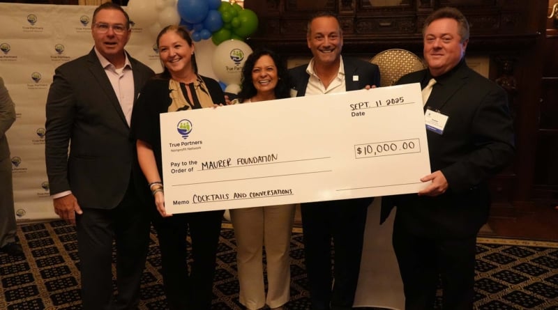 Maurer Foundation Check