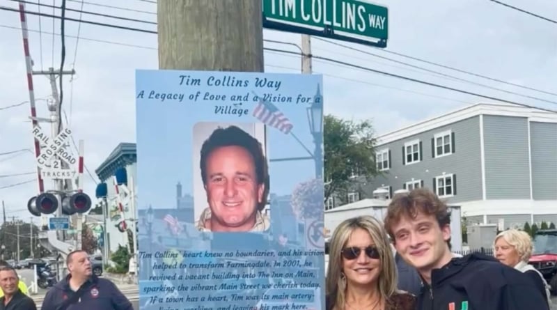 Tim Collins Way Sign