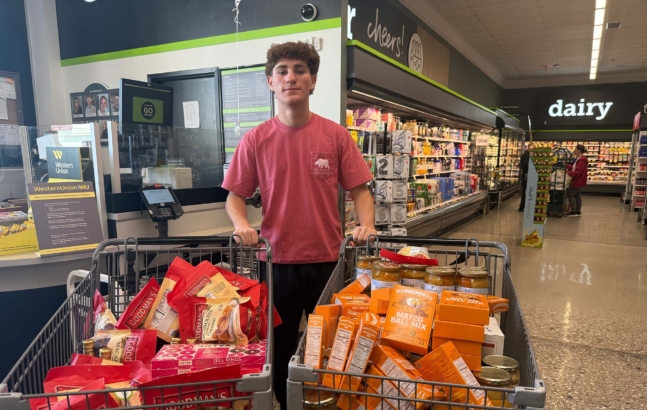 LI teen and Stop & Shop support Holocaust survivors for Passover Griffin Tenenbaum
