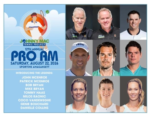 John and Patrick McEnroe headline one-day tennis pro-am in Amagansett Johnny Mac Pro Am