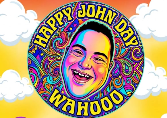 Discounts and more on John Day at John’s Crazy Socks John Day Wahooo