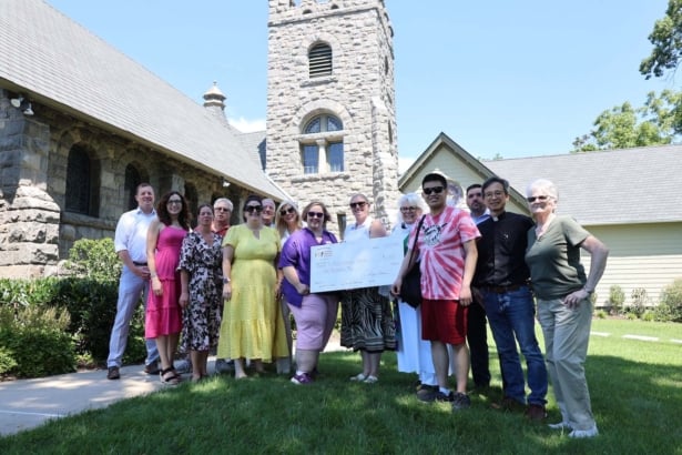 People’s Arc of Suffolk donates $1,000 to restore belltower at historic church Peoples Arc Belltower