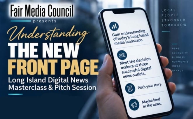 Fair Media Council digital news event to feature Long Island Times Fmc New Front Page